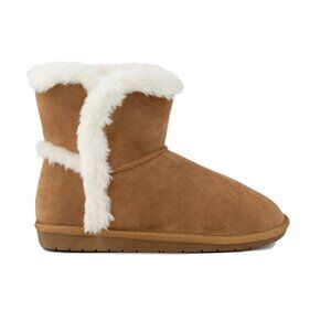 Poppy Cognac Faux Suede Ankle Boots by Sugar Size 6M New in Box